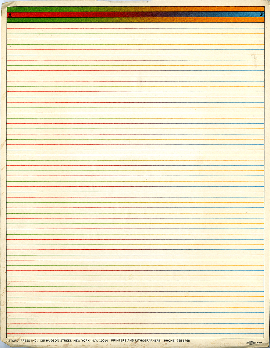 Astoria Press letterhead